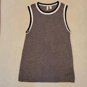 Anthropologie Metallic Top, Size M